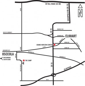 Map to GHC & The Camp